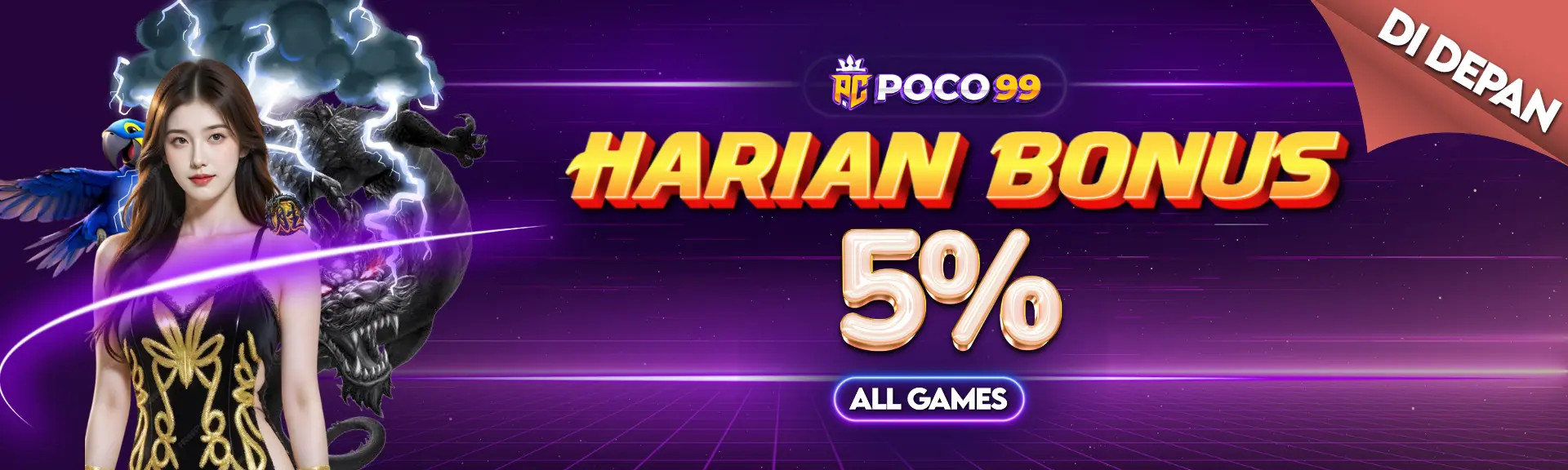 DEPOSIT HARIAN 5% ALL GAME